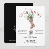 VAKANTIEHUIS OPEN KERSTKOUS KAART (Voorkant / Achterkant)