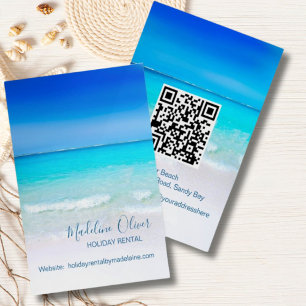 Vakantiehuis QR Code Ocean Beach Informatie Flyer
