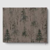 Vakantiehuis Rustic Woodland Guestbook Gastenboek (Achterkant)