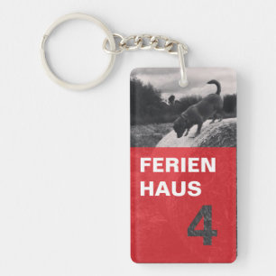 Vakantiehuis sleutelhanger