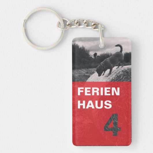 Vakantiehuis sleutelhanger (Voorkant)