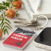 Vakantiehuis sleutelhanger (Voorkant Rechts)