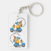 Vakantiehuis Sleutelhanger - Bekijk beide kanten (achterkant)