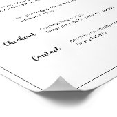 Vakantiehuis Welkomstbord - Beach vakantiehuizen Poster (Hoek)