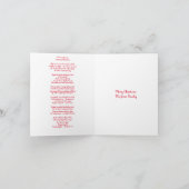 Vakantiehuis Wenskaart Bedankkaart (Binnen)