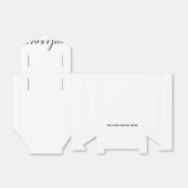 Vakantiehuis Wit Welkom Favor Box Bedankdoosjes (Uitgevouwen)