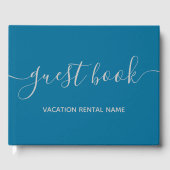 Vakantiehuis Zee Blue Guest Book Gastenboek (Voorkant)
