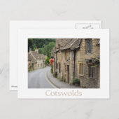 Vakantiehuisjes in Castle Combe, Cotswolds, Engela Briefkaart (Voorkant / Achterkant)