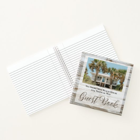 Vakantiehuur Strandhuis Foto Logboek Notitieboek (Binnen)