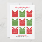 Vakantiejaar in Review Feestdagenkaart (Voorkant)