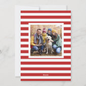 Vakantiejaar in Review Feestdagenkaart (Achterkant)