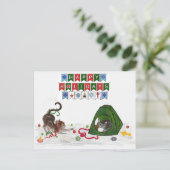 Vakantiekaart 2023 briefkaart (Staand voorkant)