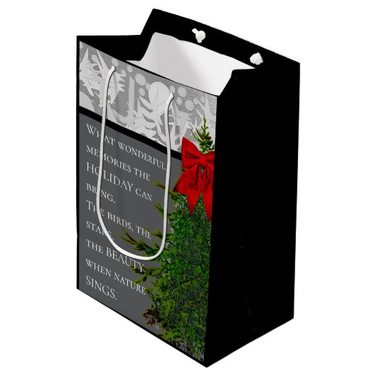 VAKANTIEkaart 5x7 Medium Cadeauzakje (Voorkant Gekanteld)