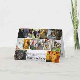 Vakantiekaart BOERDERIJ Feestdagen Kaart