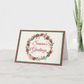 Vakantiekaart Feestdagen Kaart (Voorkant)