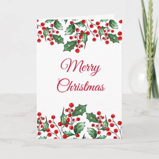 Vakantiekaart Feestdagen Kaart (Voorkant)