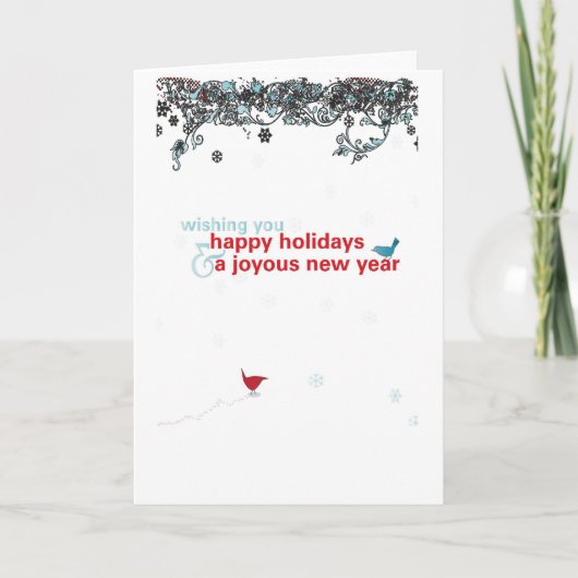 Vakantiekaart Feestdagen Kaart (Voorkant)