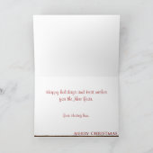 Vakantiekaart Feestdagen Kaart (Binnen)