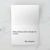 Vakantiekaart Feestdagen Kaart (Binnen)