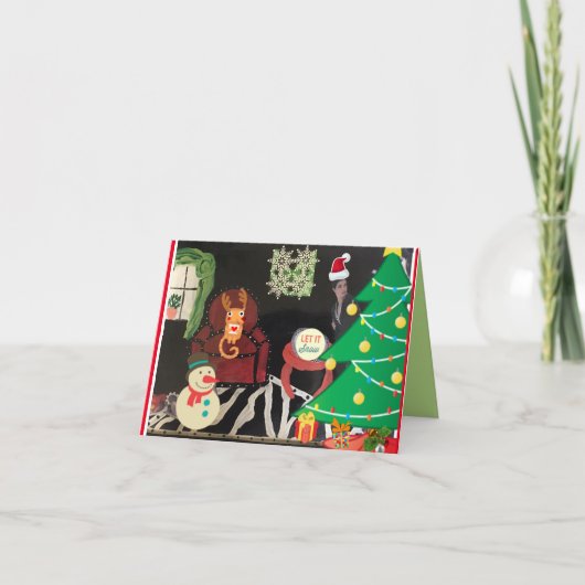 Vakantiekaart Feestdagen Kaart (Voorkant)