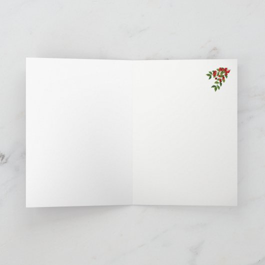 Vakantiekaart Feestdagen Kaart (Binnen)