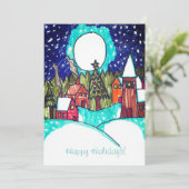 Vakantiekaart Feestdagenkaart (Staand voorkant)