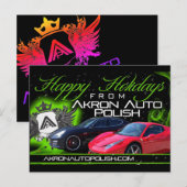 Vakantiekaart Feestdagenkaart (Voorkant / Achterkant)