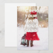 Vakantiekaart Feestdagenkaart (Voorkant / Achterkant)