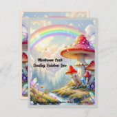 Vakantiekaart Feestdagenkaart (Voorkant / Achterkant)