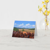 Vakantiekaart - Happy Thanksgiving Kaart (Gele Bloem)