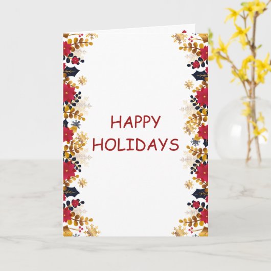 Vakantiekaart Kaart (Gele Bloem)