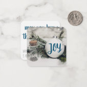 Vakantiekaart Moge je de Wonderen van Zijn Liefde  Notitiekaartje (Voorkant / Achterkant in situ)