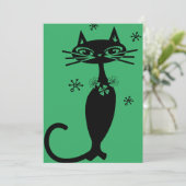 Vakantiekaart of uitnodiging (Staand voorkant)