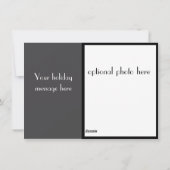 Vakantiekaart plat 11,4 x 15,9 cm feestdagenkaart (Achterkant)