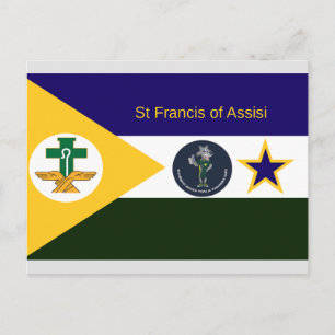 Vakantiekaart Sint-Franciscus van Assisi Feestdagenkaart