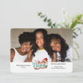 Vakantiekaart voor feestdagen kaart (Staand voorkant)