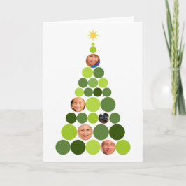 Vakantiekaart voor feestdagen Sjabloon