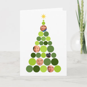 Vakantiekaart voor feestdagen Sjabloon