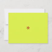 Vakantiekaart voor feestdagen Sjabloon (Achterkant)