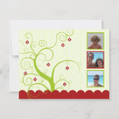 Vakantiekaart voor feestdagen Sjabloon (Voorkant)