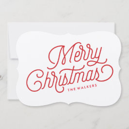 Vakantiekaart voor kerstmis feestdagenkaart