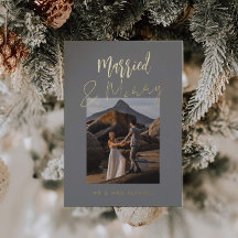 Vakantiekaart voor moderne Folie en vrome wensen