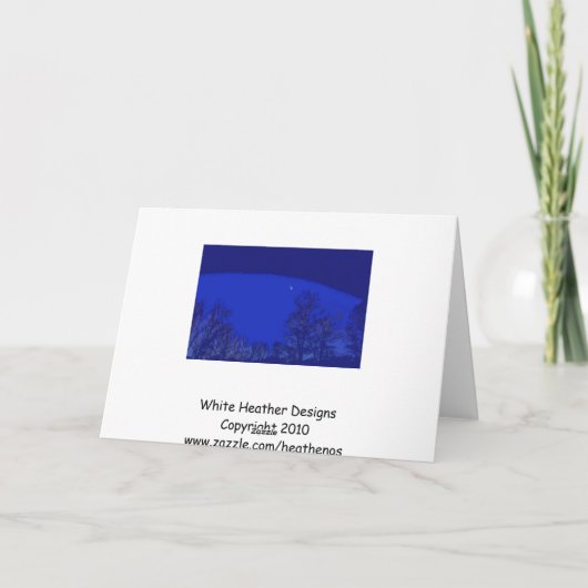 Vakantiekaart - Vrede op Aarde Feestdagen Kaart (Achterkant)