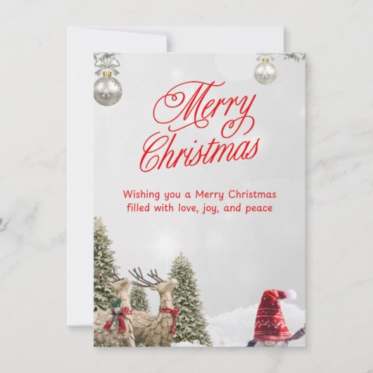 vakantiekaarten feestdagenkaart (Voorkant)