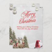 vakantiekaarten feestdagenkaart (Voorkant / Achterkant)