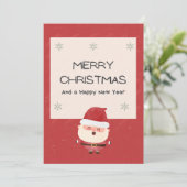 vakantiekaarten feestdagenkaart (Staand voorkant)