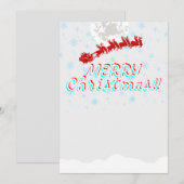 Vakantiekaarten - Pastel kleuren - Kerst (2024) Bedankkaart (Voorkant / Achterkant)