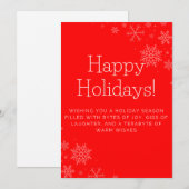 Vakantiekaarten voor uw technologievrienden feestdagenkaart (Voorkant / Achterkant)