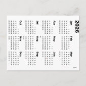 Vakantiekat Magie December Kalender 2026 Editie Feestdagenkaart (Achterkant)