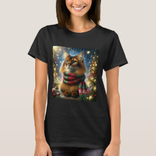 Vakantiekat Shirt - Somalisch Ras Kerstmis T-shirt